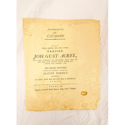 97 - 18th Century Medical Pamphlets. A-P Laborie, Tentamen Medicum de Generatione Morborum, 20pp, Montpel... 