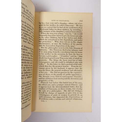 112 - PLUTARCH.&nbsp;&nbsp;Lives, Translated from the Original Greek ... by John Langhorne & William L... 