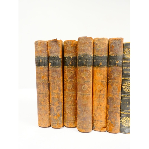 112 - PLUTARCH.&nbsp;&nbsp;Lives, Translated from the Original Greek ... by John Langhorne & William L... 