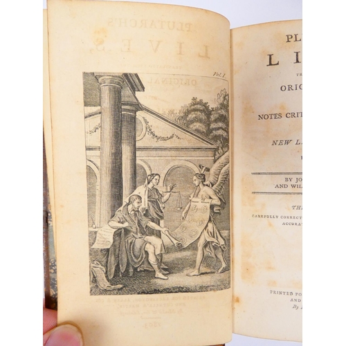 112 - PLUTARCH.&nbsp;&nbsp;Lives, Translated from the Original Greek ... by John Langhorne & William L... 