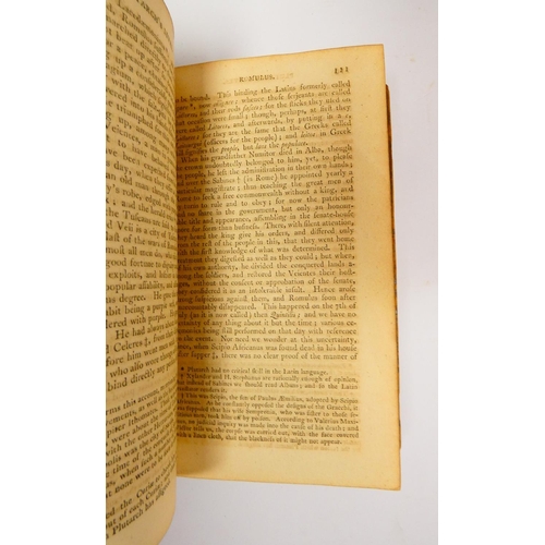 112 - PLUTARCH.&nbsp;&nbsp;Lives, Translated from the Original Greek ... by John Langhorne & William L... 