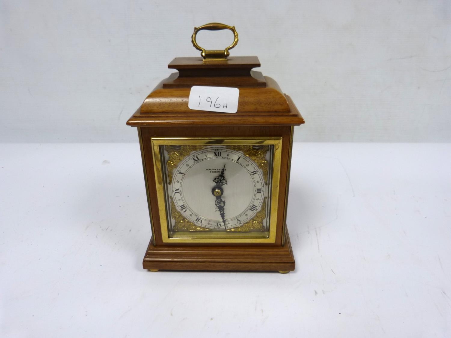 Hamilton & Inches, Edinburgh mantel clock.