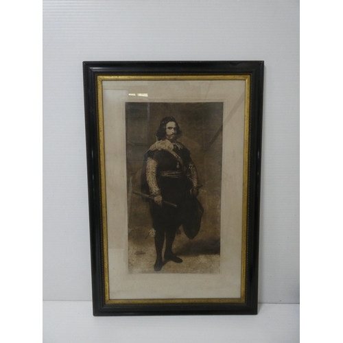 11 - Miss Eliza Ann Linley afterwards Mrs Sheriden.19th century engraving, 58cm x 47cm, and another of Do... 