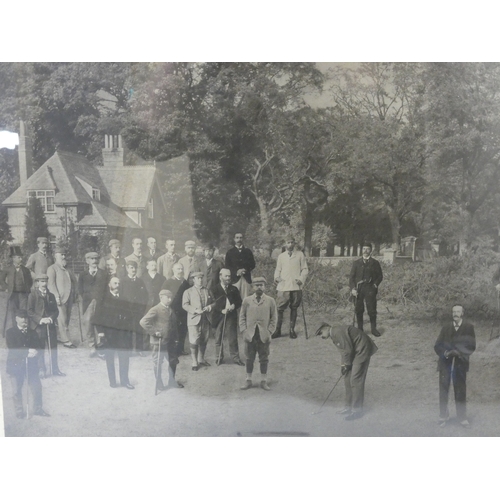 12 - The Parliamentary Golf Handicap 1892, with signatures, photograph published by Barrauds, London, 53c... 