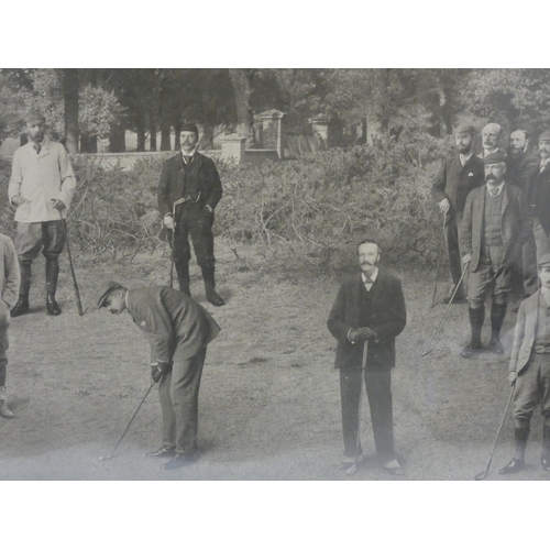 12 - The Parliamentary Golf Handicap 1892, with signatures, photograph published by Barrauds, London, 53c... 