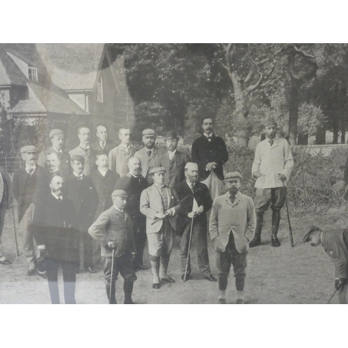 12 - The Parliamentary Golf Handicap 1892, with signatures, photograph published by Barrauds, London, 53c... 