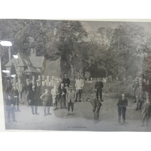12 - The Parliamentary Golf Handicap 1892, with signatures, photograph published by Barrauds, London, 53c... 