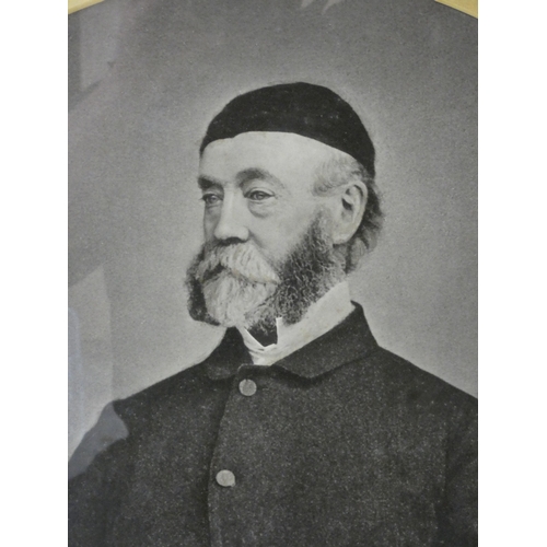 13 - Three Edwardian photograph portraits of a sporting gentleman, each 60cm x 43cm.