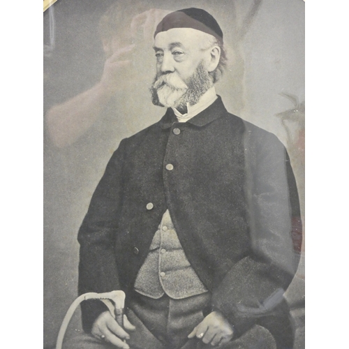 13 - Three Edwardian photograph portraits of a sporting gentleman, each 60cm x 43cm.