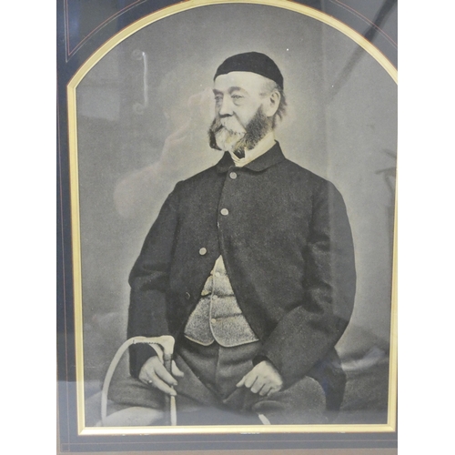 13 - Three Edwardian photograph portraits of a sporting gentleman, each 60cm x 43cm.