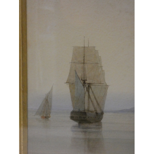 14 - John Lamb, British 1839-1909Beach head in the Canaries.Signed and dated 1889, watercolour, 42cm x 69... 