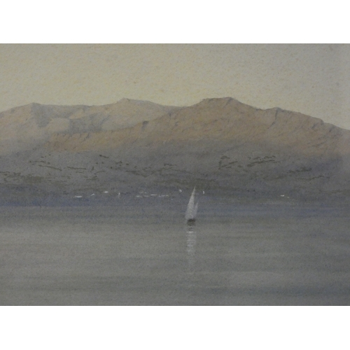 14 - John Lamb, British 1839-1909Beach head in the Canaries.Signed and dated 1889, watercolour, 42cm x 69... 