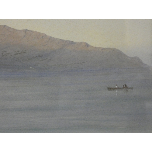 14 - John Lamb, British 1839-1909Beach head in the Canaries.Signed and dated 1889, watercolour, 42cm x 69... 