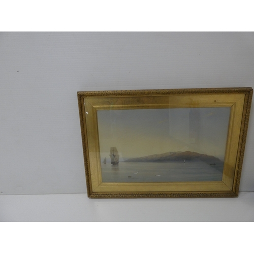 14 - John Lamb, British 1839-1909Beach head in the Canaries.Signed and dated 1889, watercolour, 42cm x 69... 