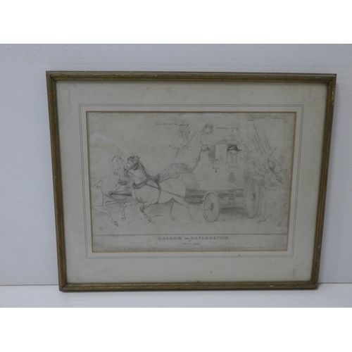 15 - After John DoyleReform and Reformation or Which is Which.Lithograph published by Thomas McLean.... 