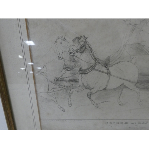 15 - After John DoyleReform and Reformation or Which is Which.Lithograph published by Thomas McLean.... 
