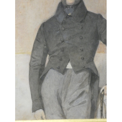 22 - 19th century British SchoolSir William Maxwell of Monreith 1805-1877. watercolour, titled to lower m... 