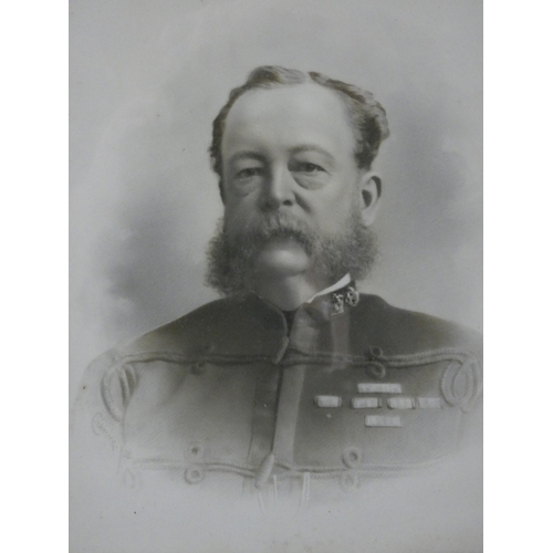 28 - General E. Maxwell C.B. (Crimea, Indian Mutiny. com Connaught Rangers) d. 1885. portrait photograph.