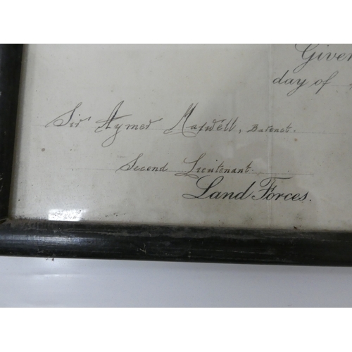 29 - Captain A.E. Maxwell (Land Forces)Lieutenant Colonel Aymer Edward Maxwell, 1877-1914,Group of six Mi... 