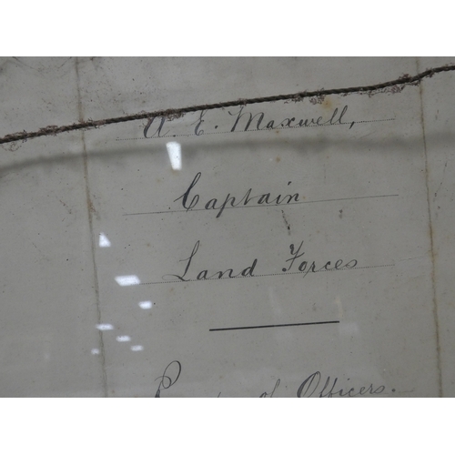 29 - Captain A.E. Maxwell (Land Forces)Lieutenant Colonel Aymer Edward Maxwell, 1877-1914,Group of six Mi... 