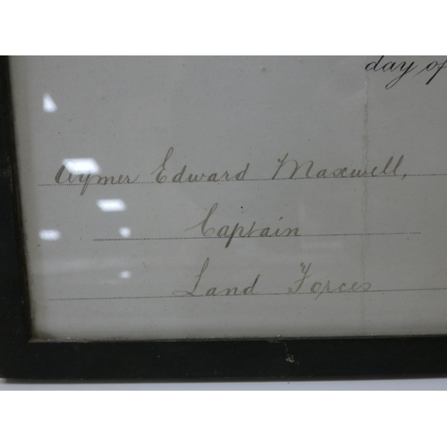 29 - Captain A.E. Maxwell (Land Forces)Lieutenant Colonel Aymer Edward Maxwell, 1877-1914,Group of six Mi... 