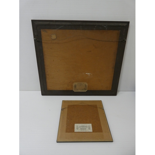 32 - After HerringFiho Da Puta, 1815 winner of the St Ledger.print in rosewood frame and a smaller print ... 
