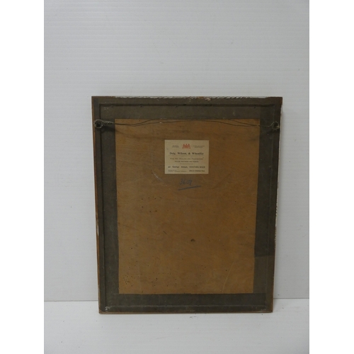 48 - British School c. early 20th centuryPortrait of a seated Gentleman.watercolour in gesso frame, and f... 