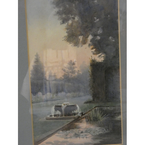 48 - British School c. early 20th centuryPortrait of a seated Gentleman.watercolour in gesso frame, and f... 