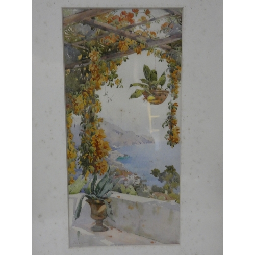 48 - British School c. early 20th centuryPortrait of a seated Gentleman.watercolour in gesso frame, and f... 