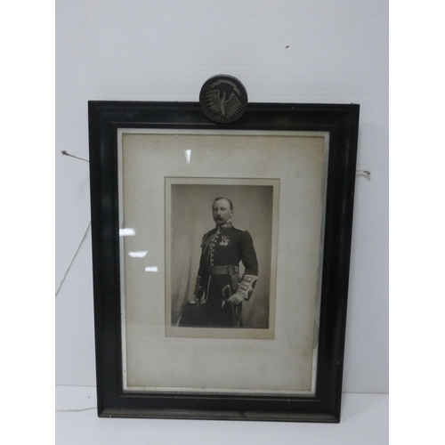 53 - Black and white photograph of a Military Officer in dress, Probably Sir Herbert Eustace Maxwell, and... 