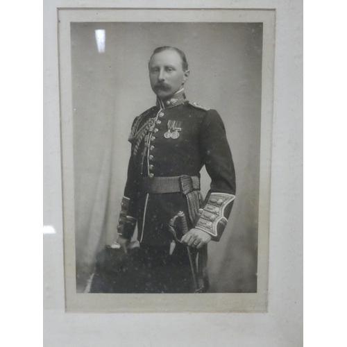 53 - Black and white photograph of a Military Officer in dress, Probably Sir Herbert Eustace Maxwell, and... 
