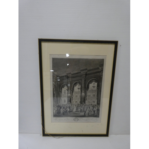 57 - Lobby of the House of Commons 1880, after the original photograph, and three other prints to include... 
