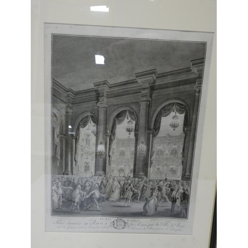 57 - Lobby of the House of Commons 1880, after the original photograph, and three other prints to include... 