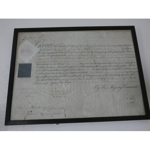 58 - Sir Herbert Eustace Maxwell 7th Bt, Scottish 19th century, Commission or appointment document c. 187... 