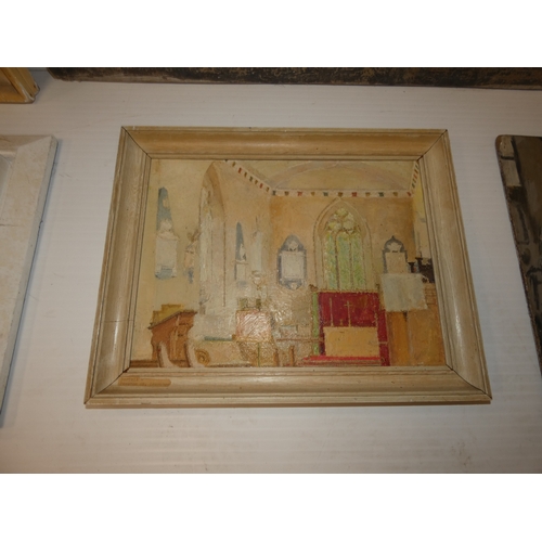 59 - Shan GrantStill Life.Oil on board, Southampton Art Society label verso, with another oil on canvas o... 
