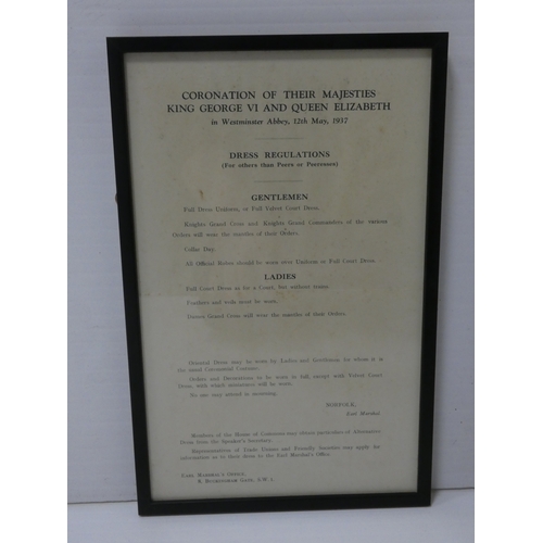 61 - Framed photograph of Sir Herbert Eustace Maxwell, titled Herbert Maxwell, and Dress Regulations noti... 