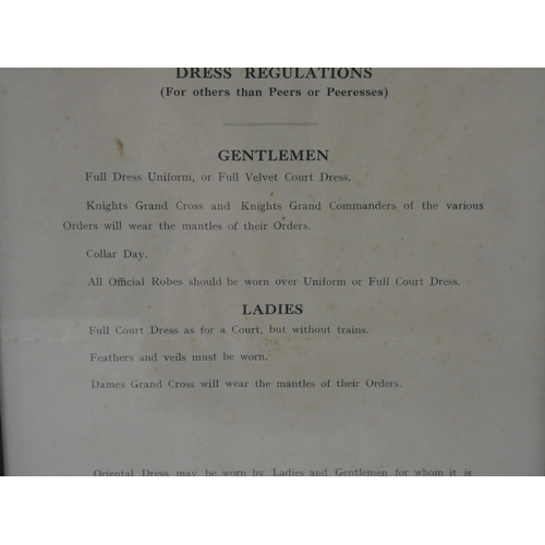 61 - Framed photograph of Sir Herbert Eustace Maxwell, titled Herbert Maxwell, and Dress Regulations noti... 