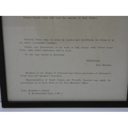 61 - Framed photograph of Sir Herbert Eustace Maxwell, titled Herbert Maxwell, and Dress Regulations noti... 