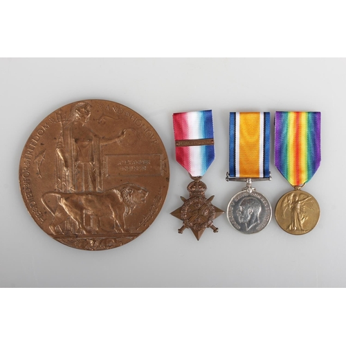 Medals of 3/7073 Private Alexander Neilson of the 1st Battalion Gordon ...