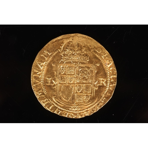 1298 - UNITED KINGDOM King James I (1603-1625) (James VI of Scotland 1567-1625) hammered gold unite or scep... 