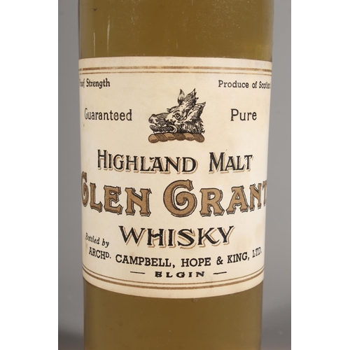 1082 - GLEN GRANT pure Highland malt whisky bottled by Campbell Hope & King Ltd of Elgin, proof strengt... 