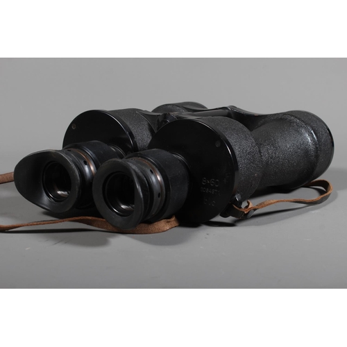 1529 - WWII Nazi German Third Reich Kriegsmarine naval U-Boat binoculars 8x60, serial number 2084871, stamp... 
