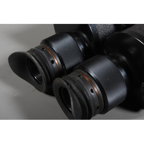 1529 - WWII Nazi German Third Reich Kriegsmarine naval U-Boat binoculars 8x60, serial number 2084871, stamp... 