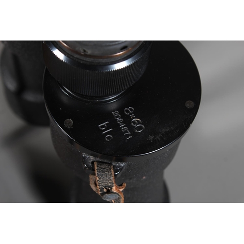 1529 - WWII Nazi German Third Reich Kriegsmarine naval U-Boat binoculars 8x60, serial number 2084871, stamp... 