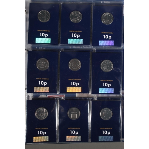 Change Checker ring binder album containing two complete sets of 'The A ...