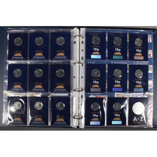 Change Checker ring binder album containing two complete sets of 'The A ...