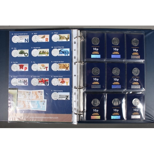 Change Checker ring binder album containing two complete sets of 'The A ...