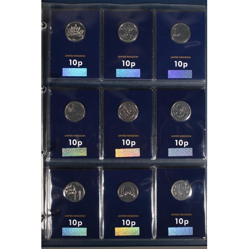 Change Checker ring binder album containing two complete sets of 'The A ...