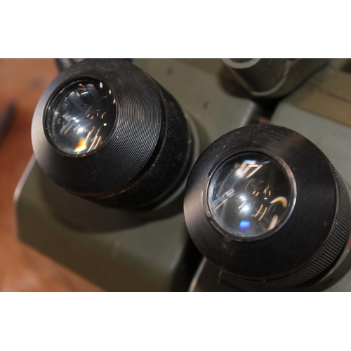 1537 - Pair of WWII Nazi German Third Reich Flak spotting binoculars DF 10x80, serial number 42891, code 'd... 