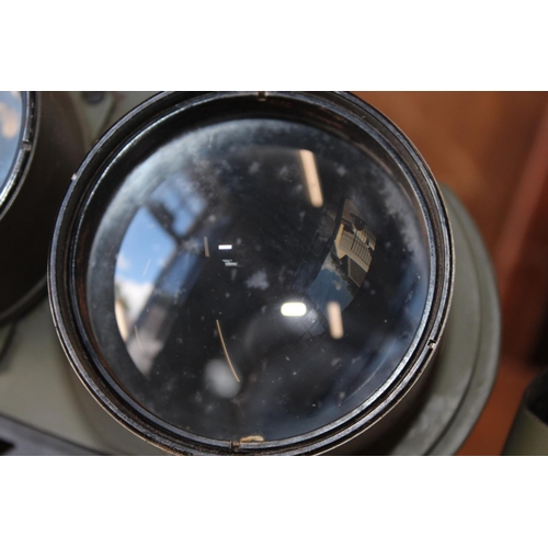 1537 - Pair of WWII Nazi German Third Reich Flak spotting binoculars DF 10x80, serial number 42891, code 'd... 